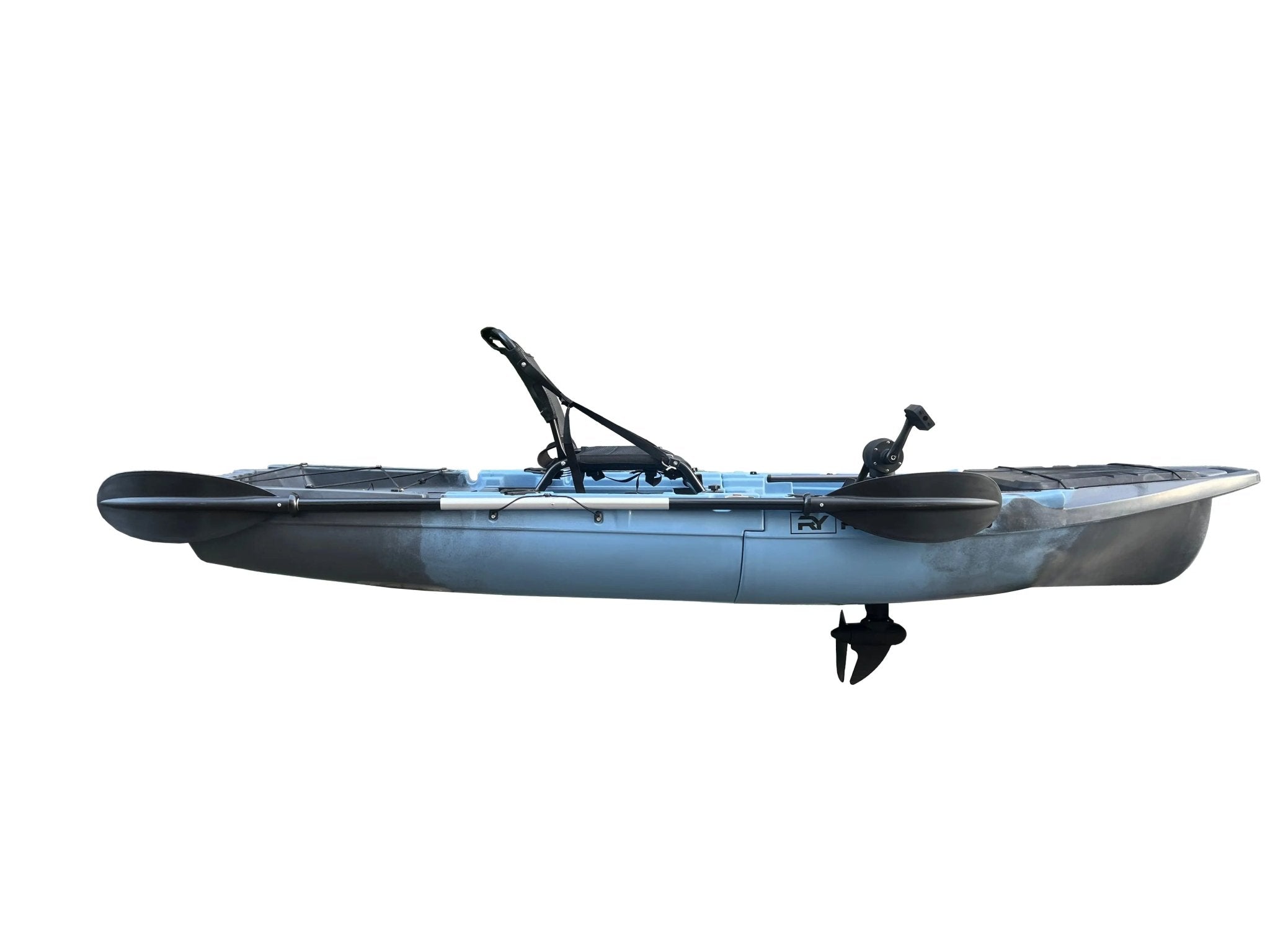 Recon 10ft Propeller Drive Modular Fishing Kayak, Fishing Kayak, ReelYaks, Blue Gray in 1 - 2 weeks at Festive Water Paddlesports
