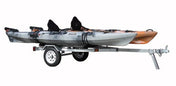 Right On Ruff - Sport Galvanized Kayak Trailer, Trailer, Right On, , , at Festive Water Paddlesports