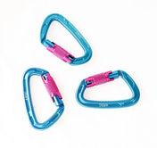 River Station Carabiner - 3 Pack, Rescue, River Station Gear, Barbie, , at Festive Water Paddlesports