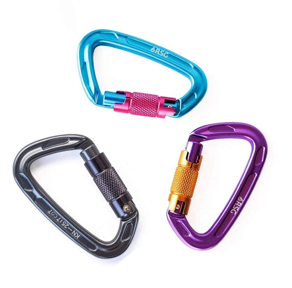 River Station Carabiner - Single, Rescue, River Station Gear, Mixer/Grey, , at Festive Water Paddlesports