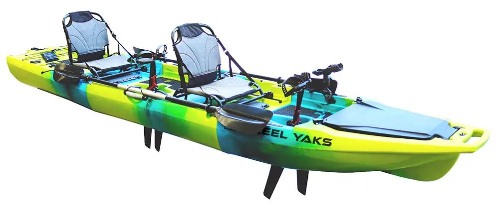 Rocket 13.8ft Tandem Fin Drive Modular Fishing Kayak, Fishing Kayak, ReelYaks, Custom in 8 - 11 weeks at Festive Water Paddlesports