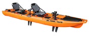 Rocket 13.8ft Tandem Fin Drive Modular Fishing Kayak, Fishing Kayak, ReelYaks, Papaya in 8 - 11 weeks at Festive Water Paddlesports