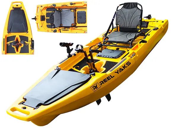 Rocket 9.8ft Fin Drive Modular Fishing Kayak, Fishing Kayak, ReelYaks, Custom in 8 - 11 weeks at Festive Water Paddlesports
