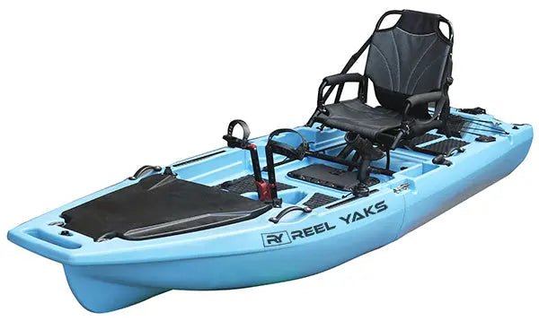 Rocket 9.8ft Fin Drive Modular Fishing Kayak, Fishing Kayak, ReelYaks, Iceberg in 8 - 11 weeks at Festive Water Paddlesports