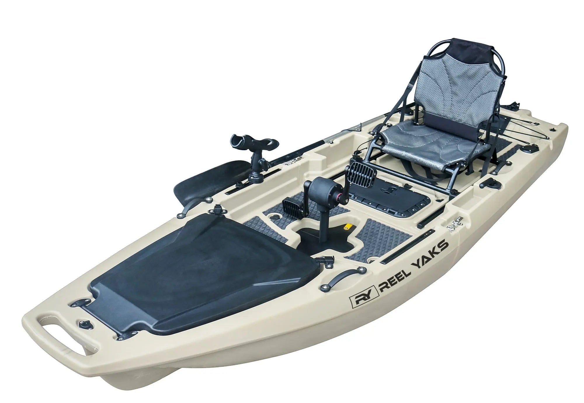 Rocket 9.8ft Propeller Drive Modular Fishing Kayak, Fishing Kayak, ReelYaks, Papaya in 8 - 11 weeks at Festive Water Paddlesports