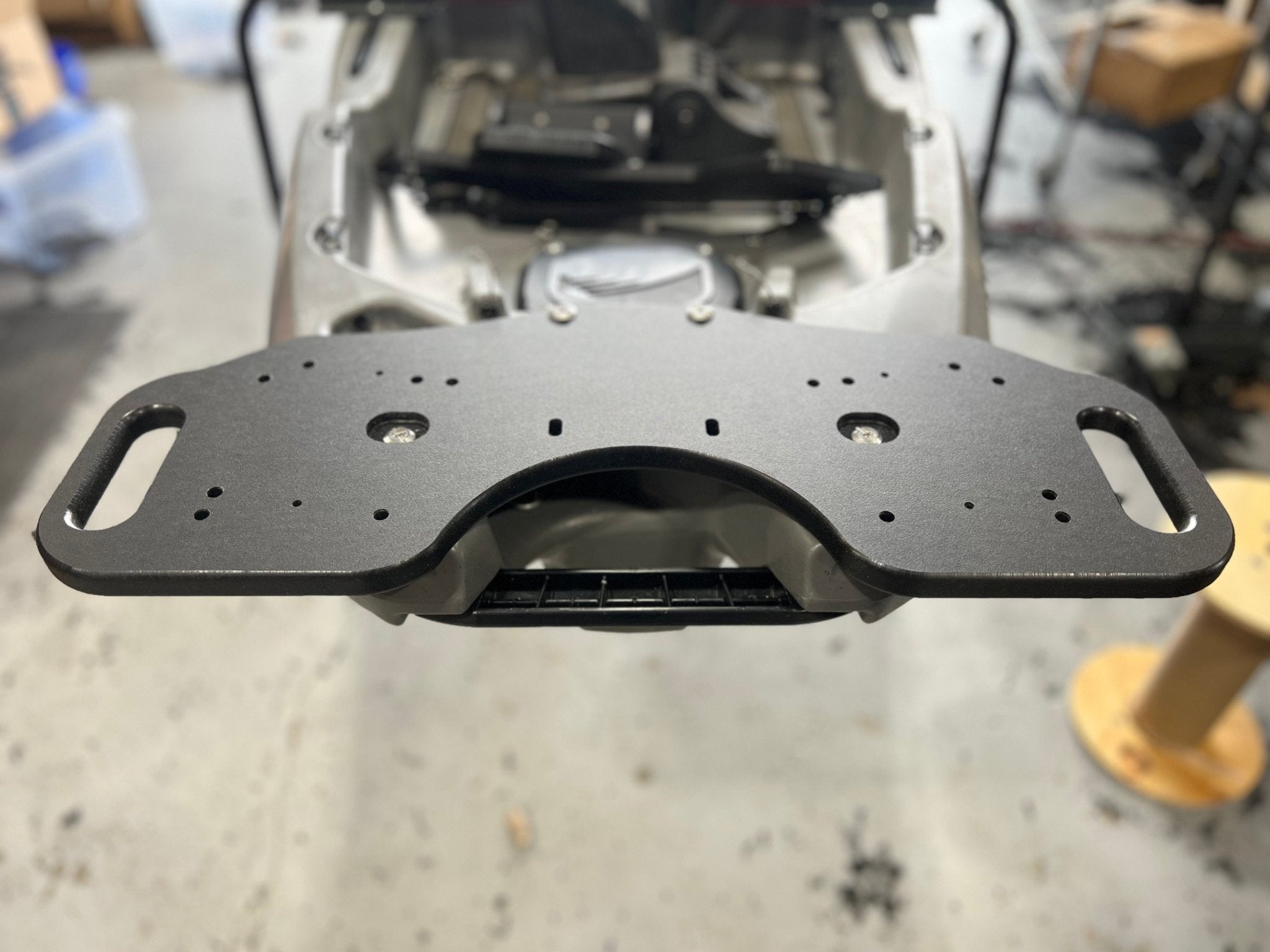 RVR 119 3Way Stern Plate, Kayak Motor Mount, One Objective, , , at Festive Water Paddlesports