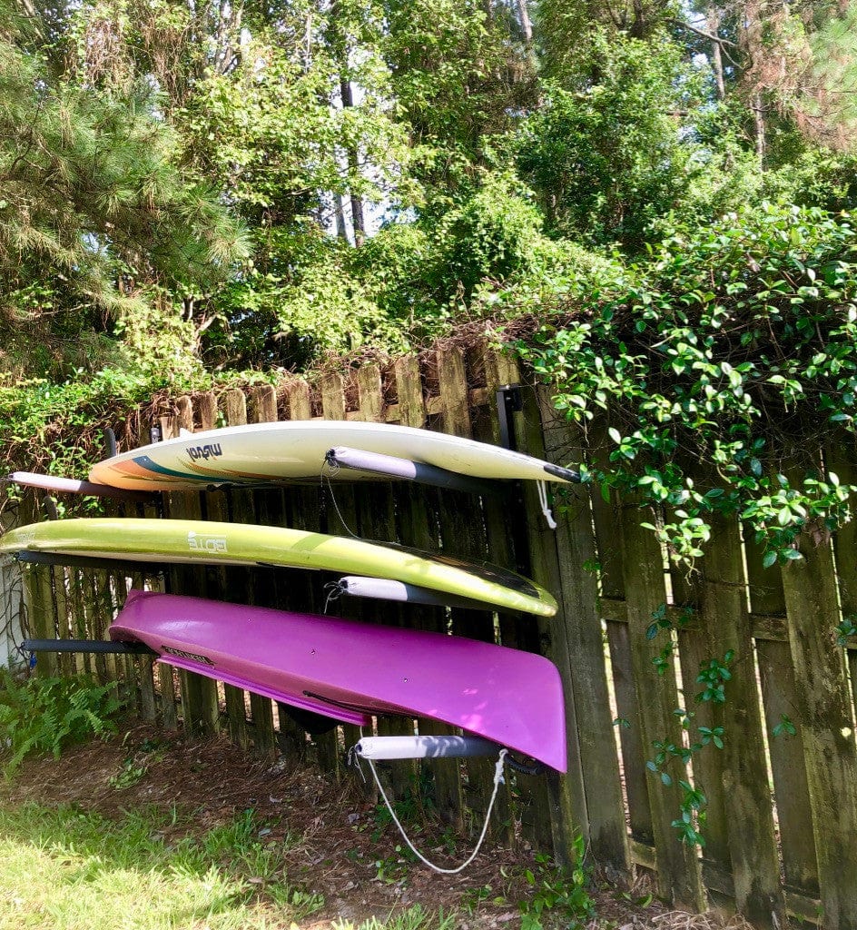 Sandbridge SUP & Surfboard Storage | Outdoor Adjustable Rack | 4 Level, Wall Mounted, StoreYourBoard, , , at Festive Water Paddlesports