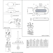 Scanstrut DS - Multi Vertical Cable Seal [DS - MULTI], Wire Management, Scanstrut, , , at Festive Water Paddlesports