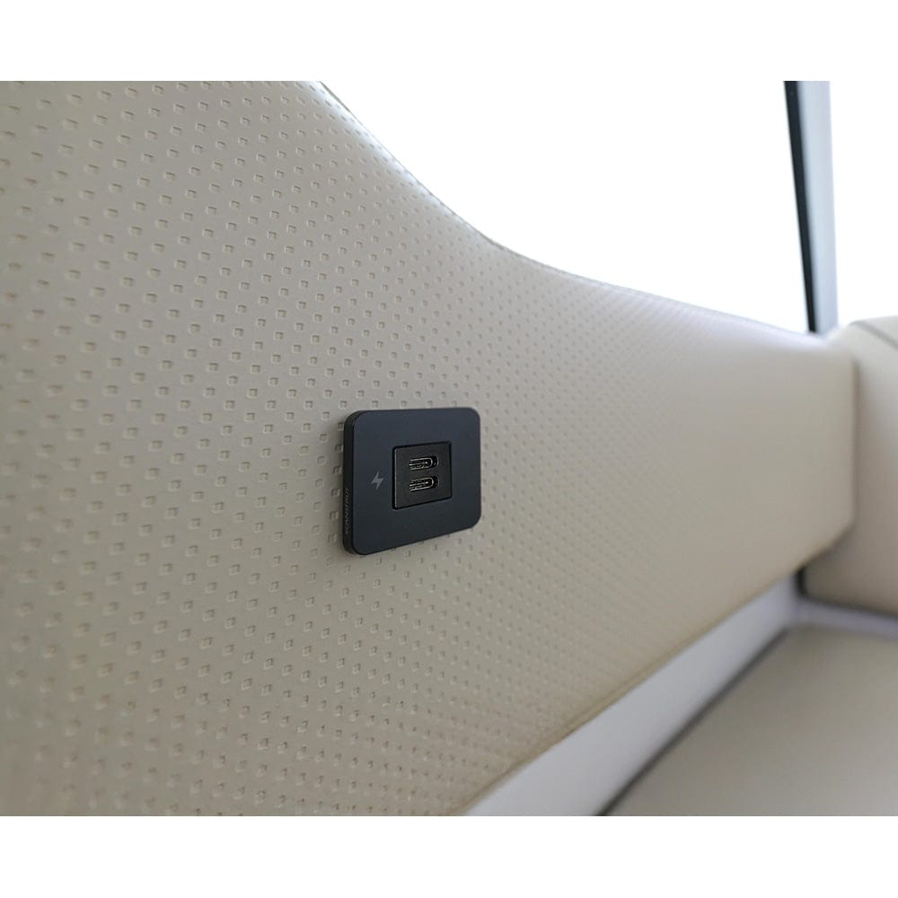 Scanstrut TILE USB - C Interior Charging Socket - 12/24V - Black Bezel [SC - TILE - 20], Accessories, Scanstrut, , , at Festive Water Paddlesports