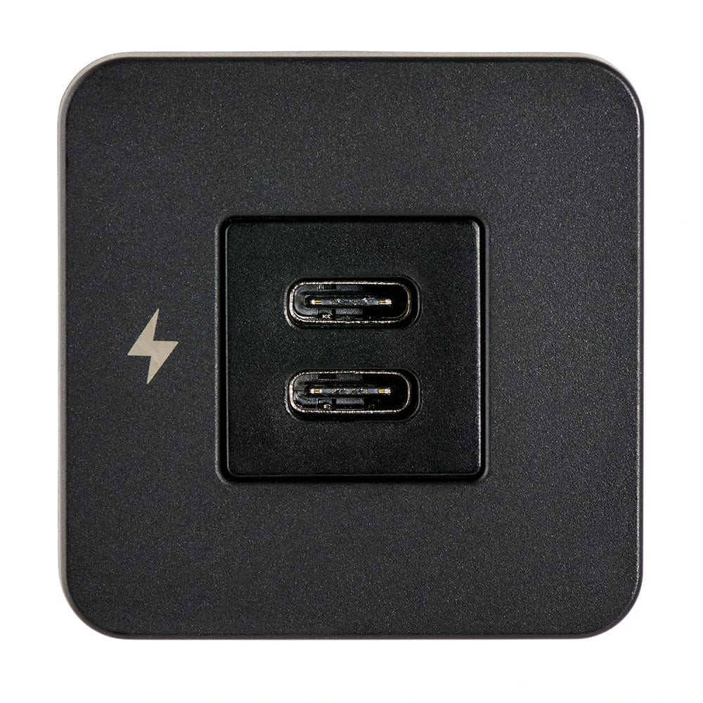 Scanstrut TILE USB - C Interior Charging Socket - 12/24V - Black Bezel [SC - TILE - 20], Accessories, Scanstrut, , , at Festive Water Paddlesports
