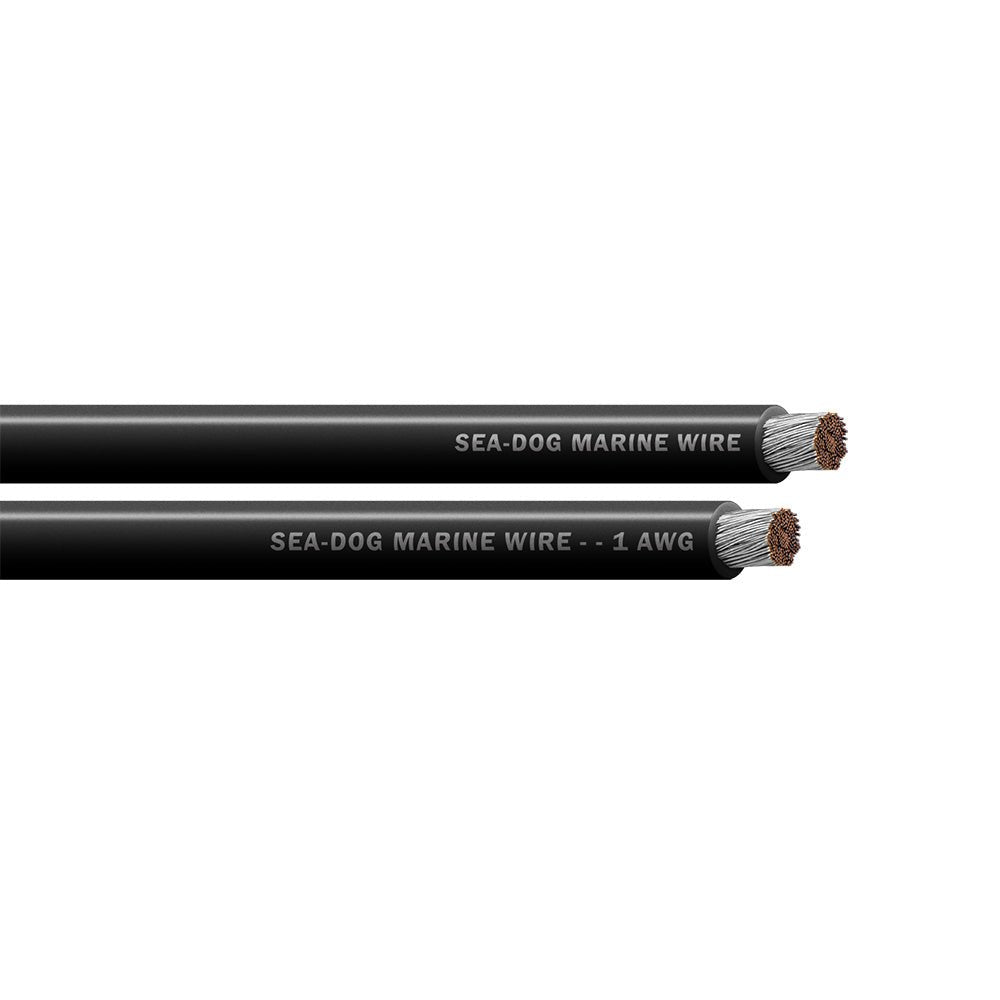 Sea - Dog 1 AWG Black Battery Cable - 50' [8001011], Wire, Sea - Dog, at Festive Water Paddlesports