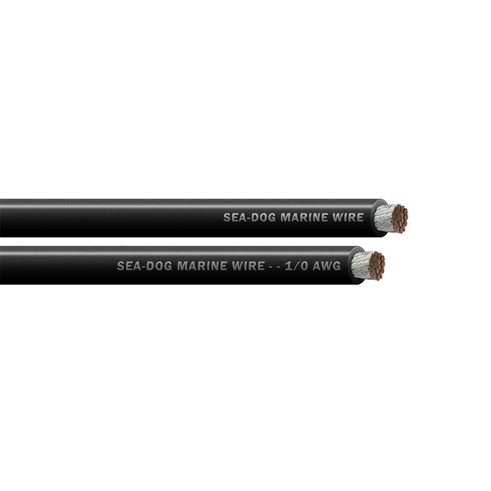 Sea - Dog 1/0 AWG Black Battery Cable - 100' [8011012], Wire, Sea - Dog, at Festive Water Paddlesports