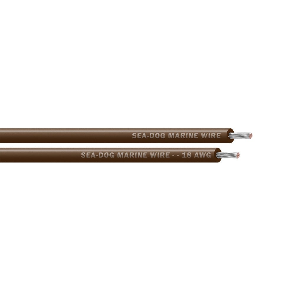 Sea - Dog 18 AWG Brown Primary Wire - 25' [8018070], Wire, Sea - Dog, at Festive Water Paddlesports