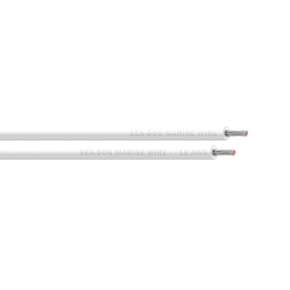 Sea - Dog 18 AWG White Primary Wire - 250' [8018054], Wire, Sea - Dog, at Festive Water Paddlesports