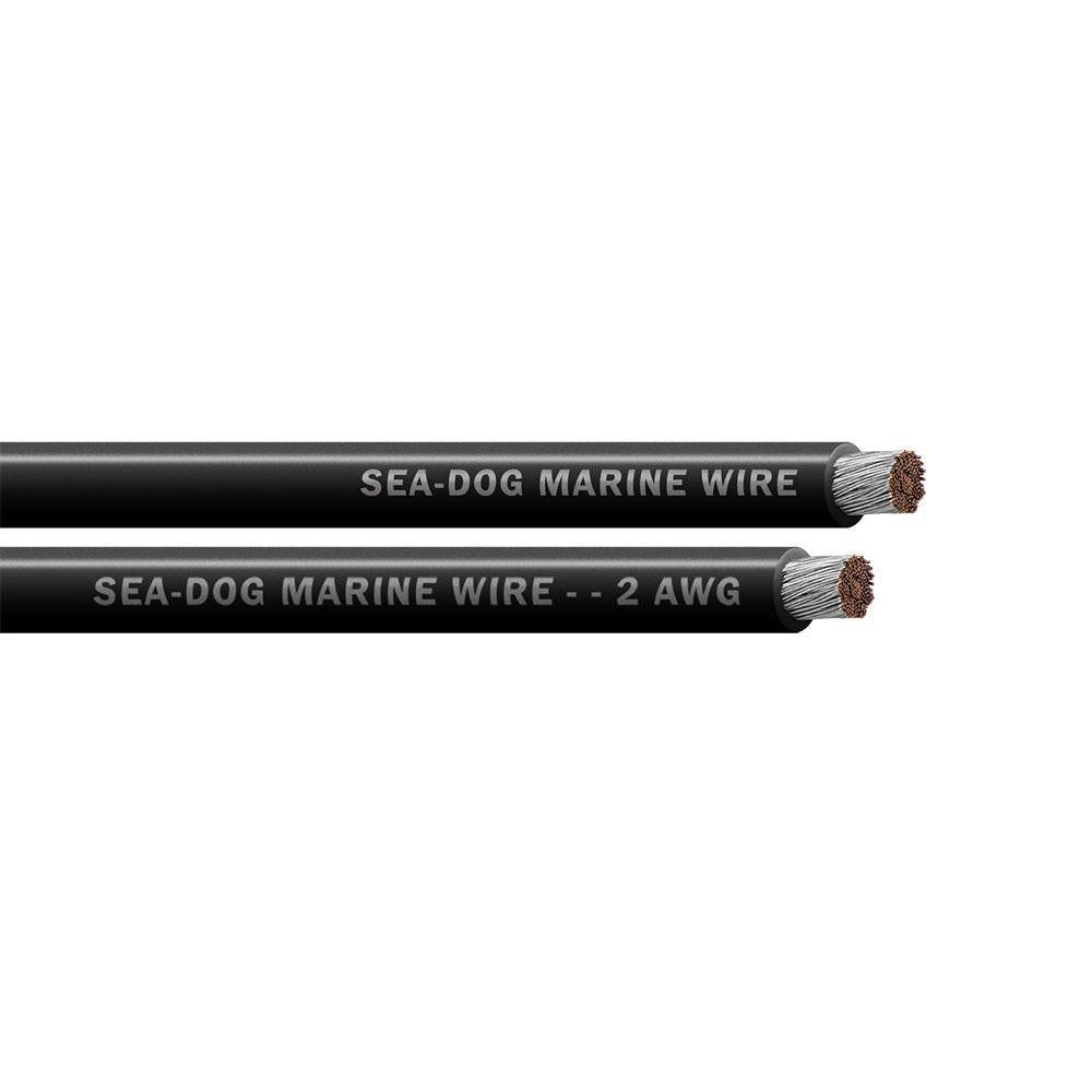 Sea - Dog 2 AWG Black Battery Cable - 25' [8002010], Wire, Sea - Dog, at Festive Water Paddlesports