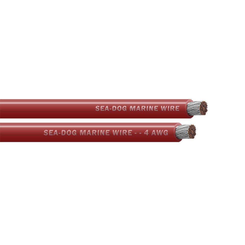 Sea - Dog 4 AWG Red Battery Cable - 100' [8004022], Wire, Sea - Dog, at Festive Water Paddlesports