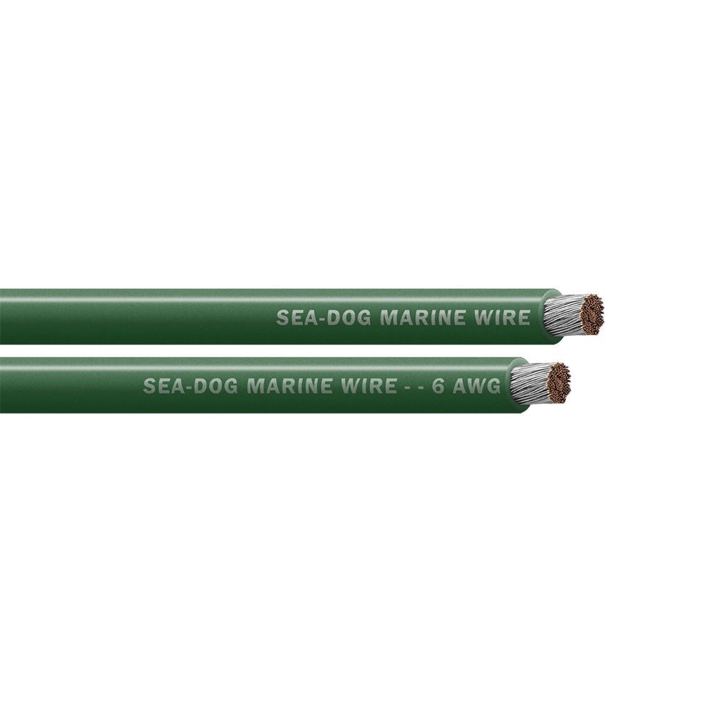 Sea Dog 6 AWG Green Battery Cable - 250' [8006044], Wire, Sea - Dog, at Festive Water Paddlesports