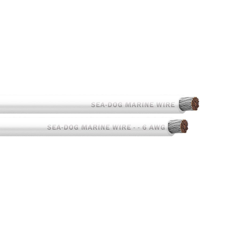 Sea - Dog 6 AWG White Battery Cable - 250' [8006054], Wire, Sea - Dog, at Festive Water Paddlesports