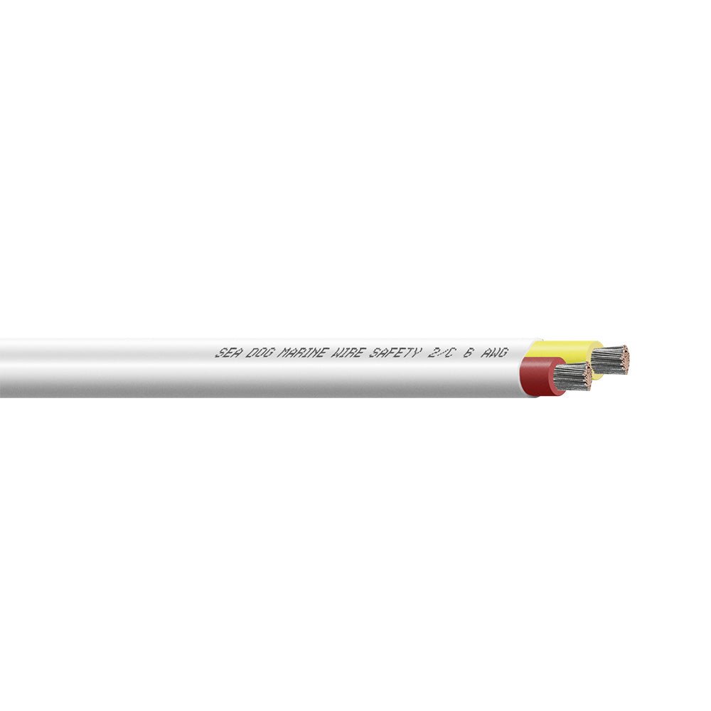 Sea - Dog 6/2 AWG Flat Duplex Safety Wire Red/Yellow - 50' [8006221], Wire, Sea - Dog, at Festive Water Paddlesports