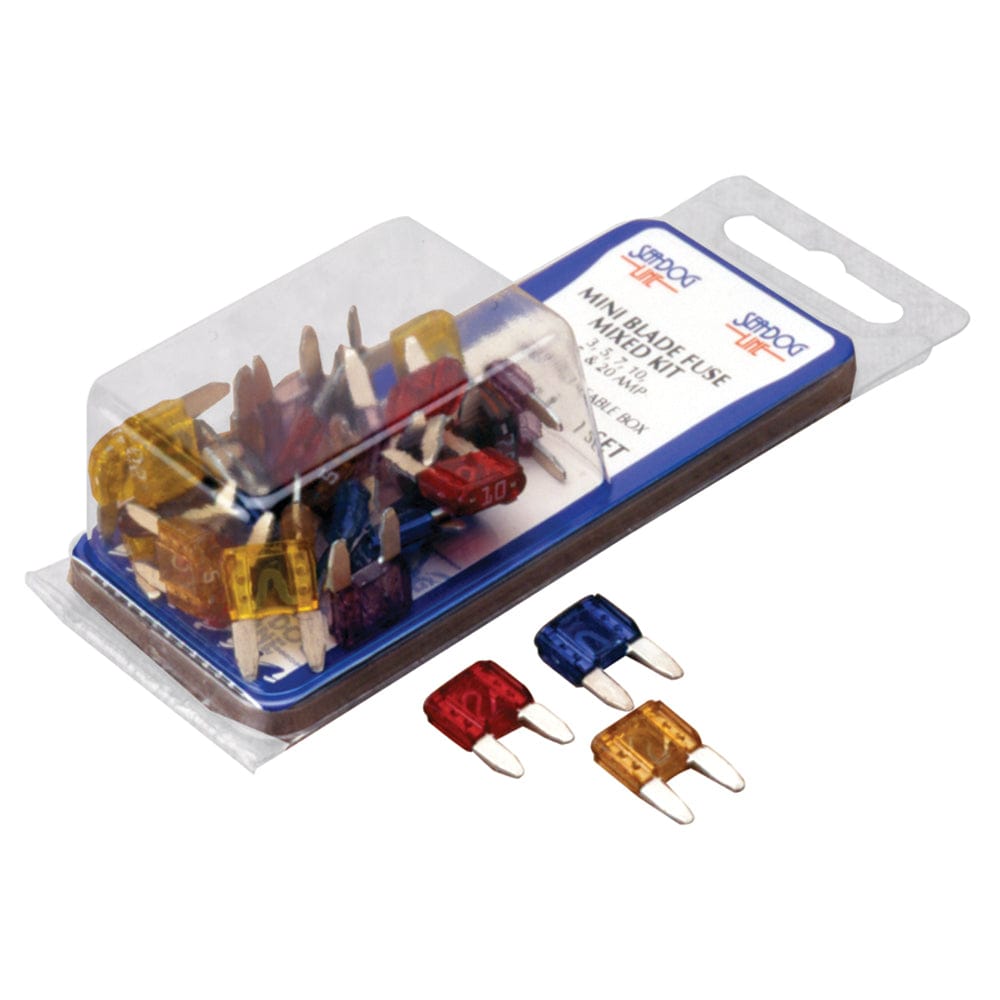 Sea - Dog ATM Mini Blade Style Mixed Fuse Kit [445090 - 1], Fuse Blocks & Fuses, Sea - Dog, , , at Festive Water Paddlesports