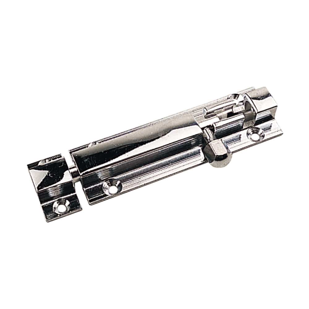 Sea - Dog Barrel Bolt - Chrome Finish - 2" [222501 - 1], Latches, Sea - Dog, , , at Festive Water Paddlesports