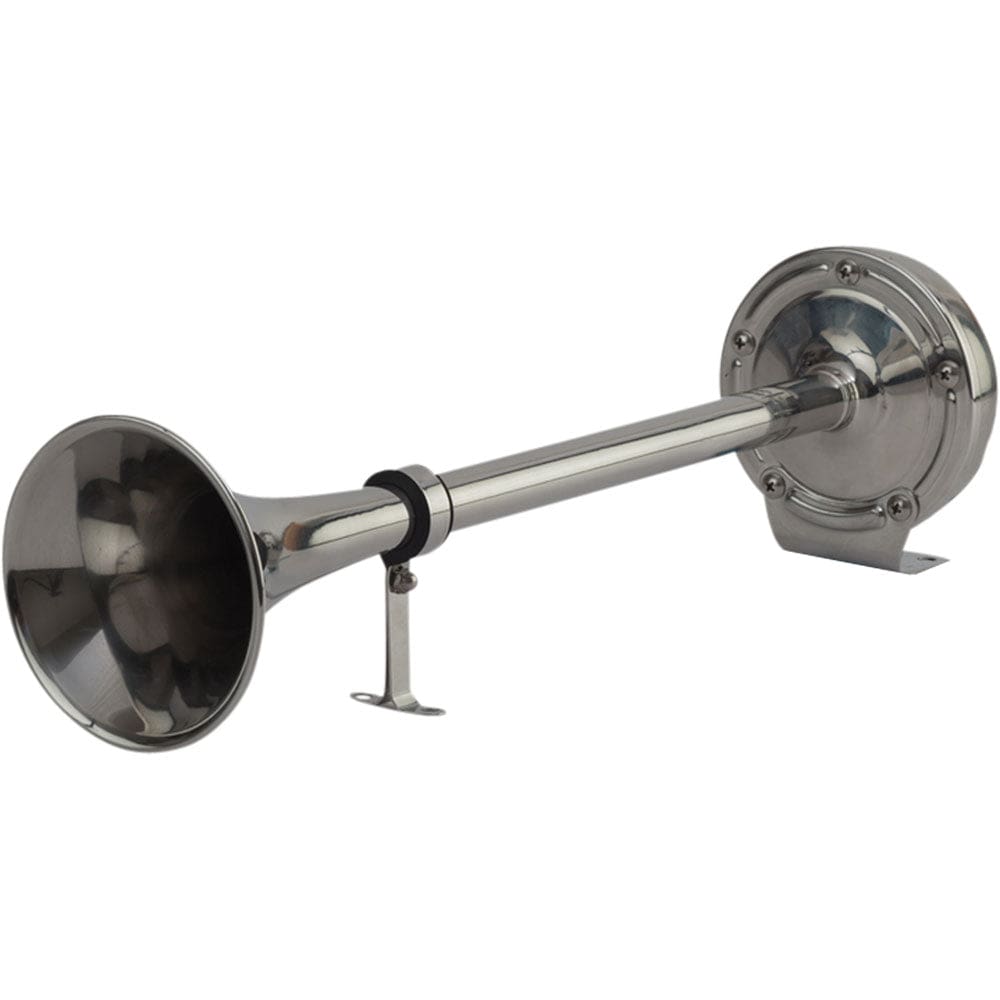 Sea - Dog MaxBlast Stainless Steel Trumpet 12V Horn - Single [431510 - 1], Horns, Sea - Dog, , , at Festive Water Paddlesports