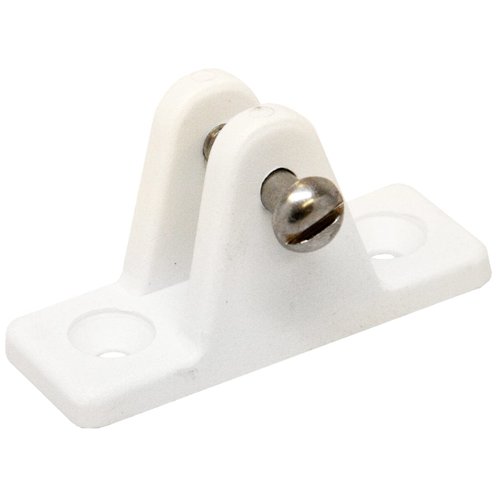 Sea - Dog Nylon Angled Deck Hinge - White [273231 - 1], Bimini Top Fittings, Sea - Dog, , , at Festive Water Paddlesports