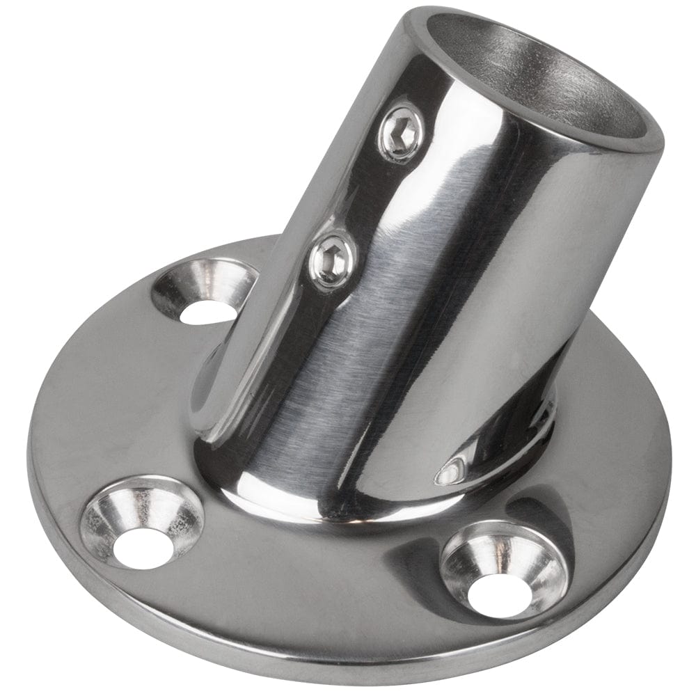 Sea - Dog Rail Base Fitting 2 - 3/4" Round Base 60 316 Stainless Steel - 1" OD [280601 - 1], Rail Fittings, Sea - Dog, , , at Festive Water Paddlesports