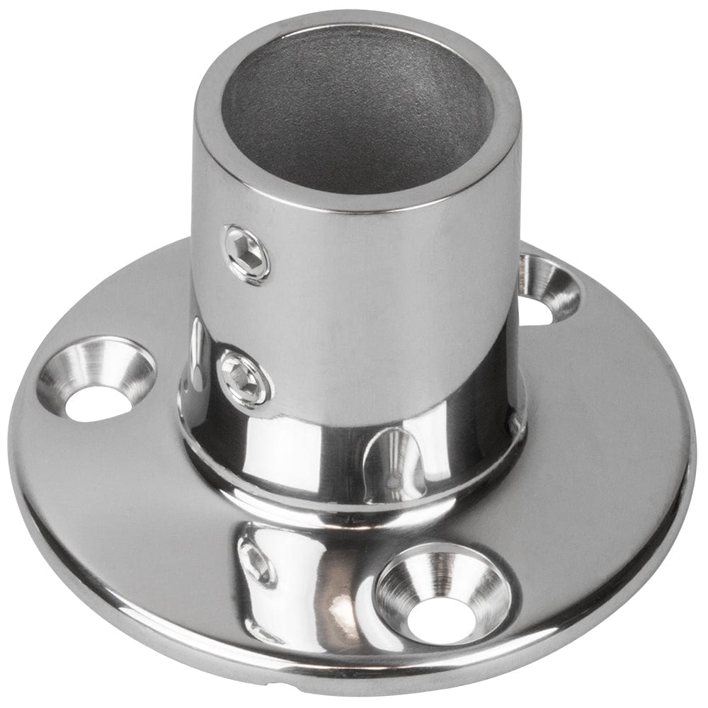 Sea - Dog Rail Base Fitting 2 - 3/4" Round Base 90 316 Stainless Steel - 1" OD [280901 - 1], Rail Fittings, Sea - Dog, , , at Festive Water Paddlesports