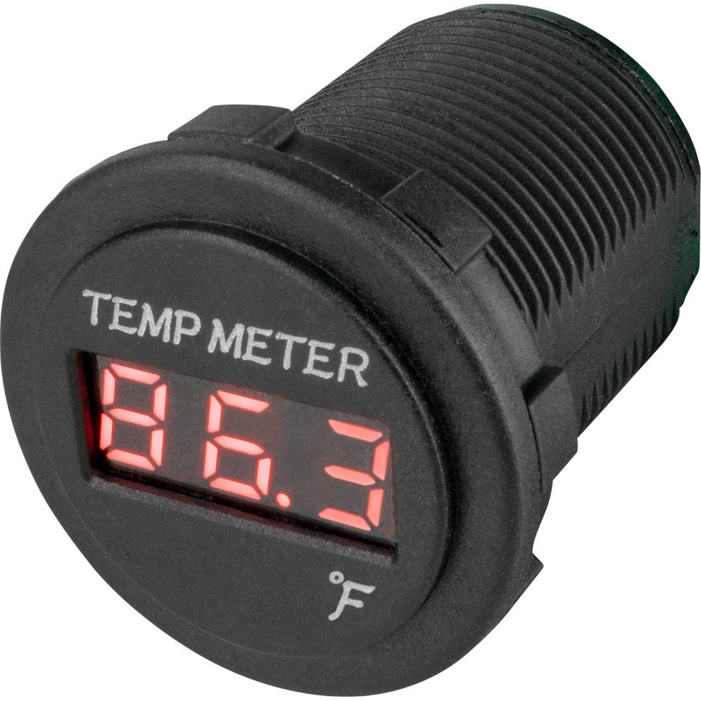 Sea - Dog Round Red LED Temperature Meter [421618 - 1], Accessories, Sea - Dog, , , at Festive Water Paddlesports