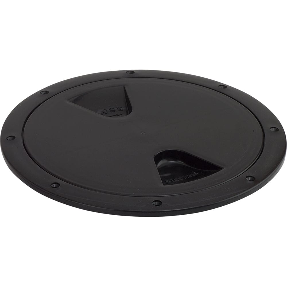 Sea - Dog Screw - Out Deck Plate - Black - 4" [335745 - 1], Deck Plates, Sea - Dog, , , at Festive Water Paddlesports