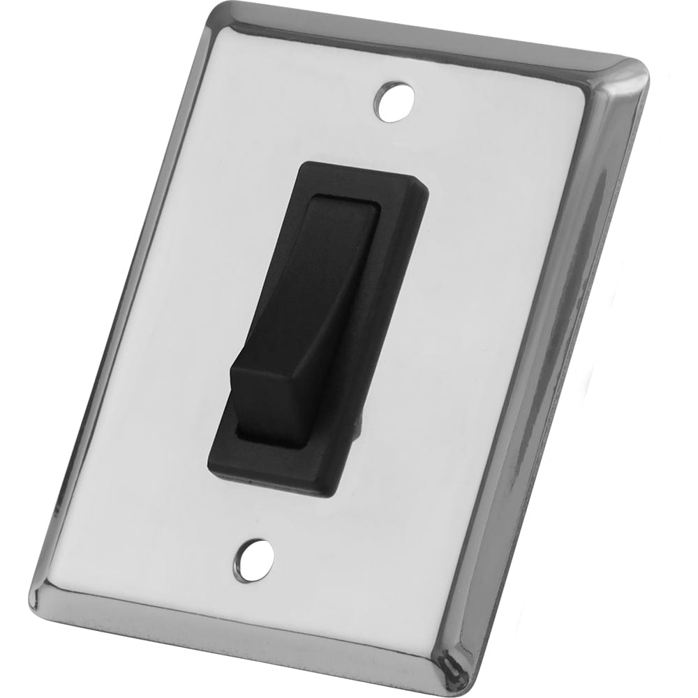 Sea - Dog Single Gang Wall Switch - Stainless Steel [403010 - 1], Switches & Accessories, Sea - Dog, , , at Festive Water Paddlesports