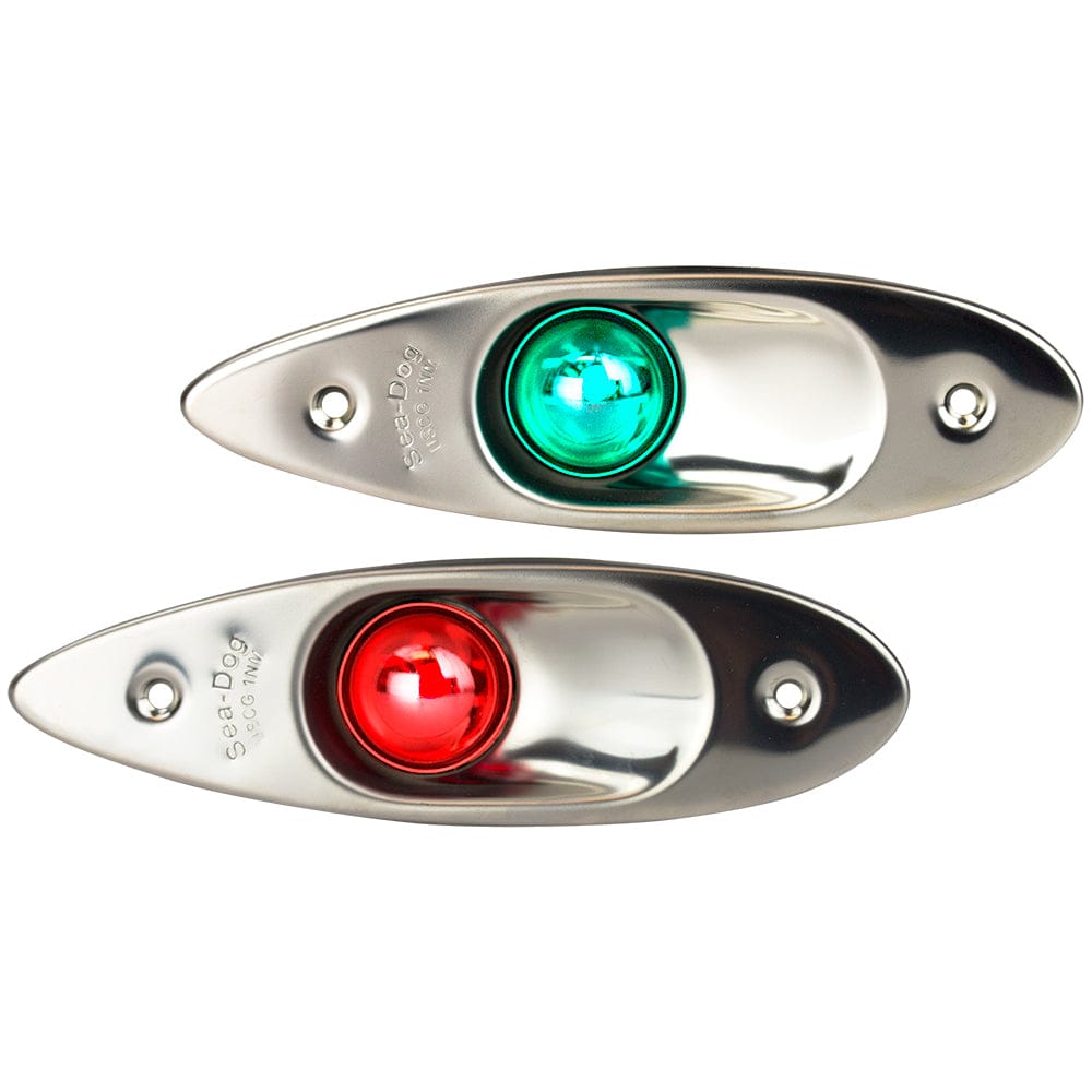 Sea - Dog Stainless Steel Flush Mount LED Side Lights [400080 - 1], Navigation Lights, Sea - Dog, , , at Festive Water Paddlesports