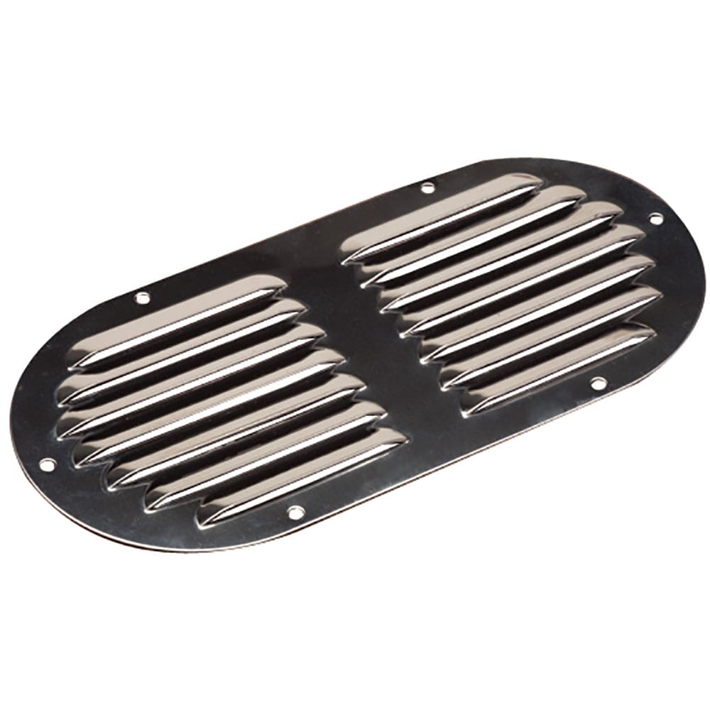 Sea - Dog Stainless Steel Louvered Vent - Oval - 9 - 1/8" x 4 - 5/8" [331405 - 1], Vents, Sea - Dog, , , at Festive Water Paddlesports