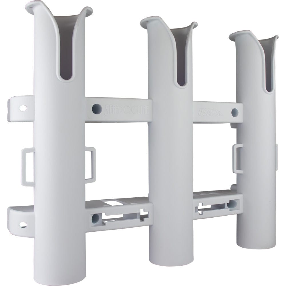 Sea - Dog Triple Threat Three Pole Rod Holder - White [325032 - 1], Rod Holders, Sea - Dog, , , at Festive Water Paddlesports