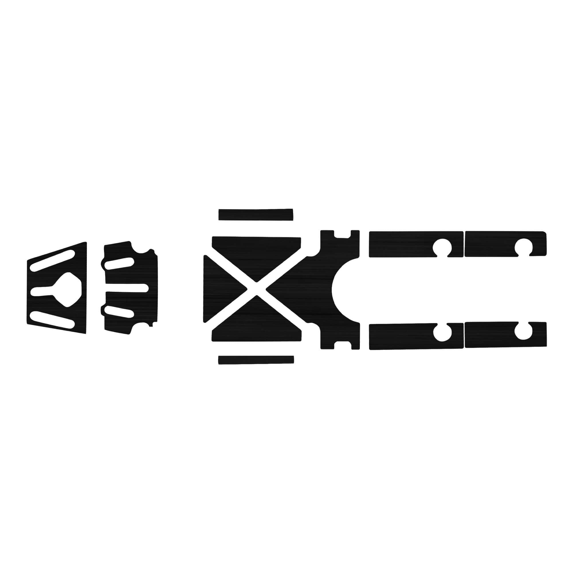 Sea Ghost 110 Premium Deck Padding, Deck Padding, Vibe Kayaks, Teak at Festive Water Paddlesports