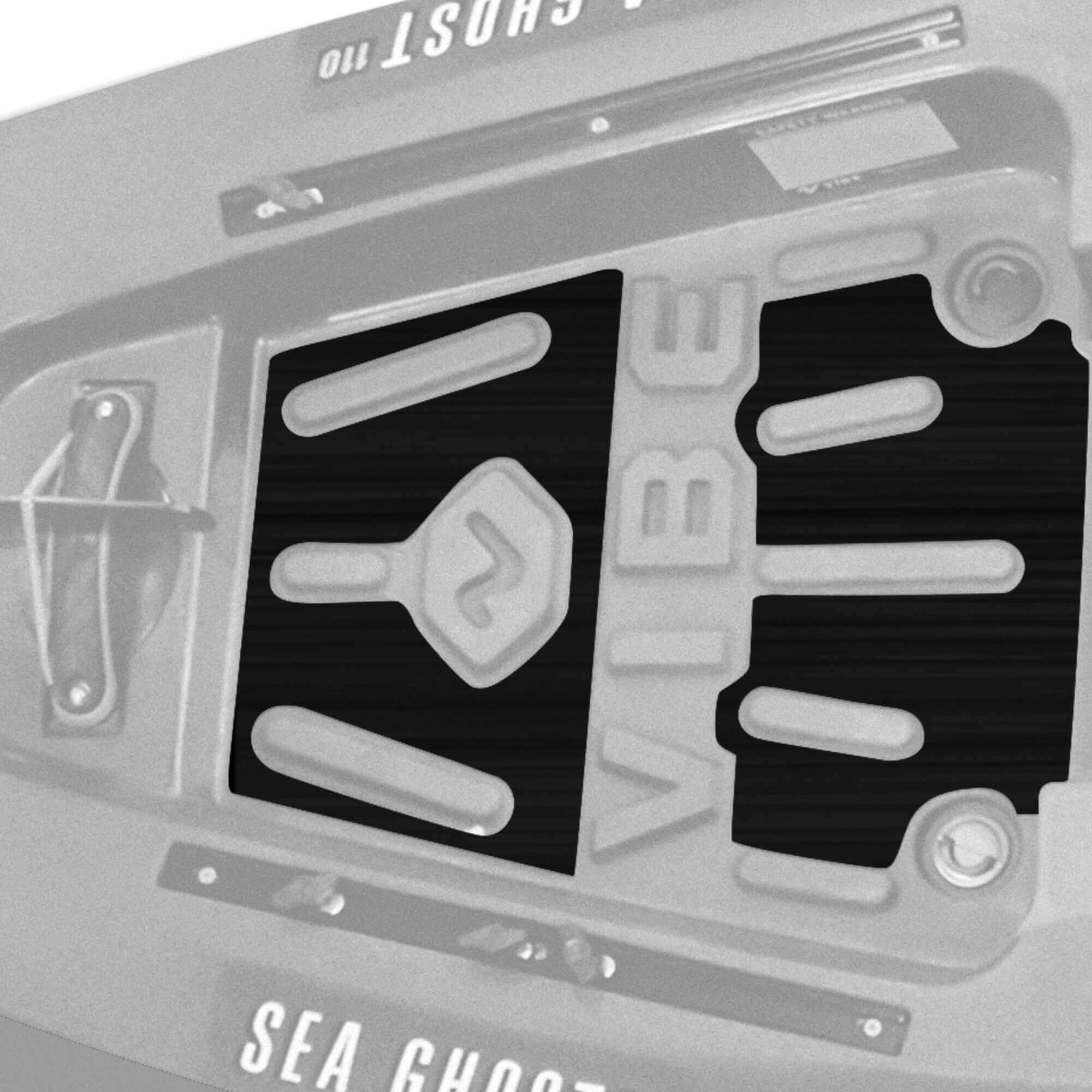 Sea Ghost 110 Premium Deck Padding, Deck Padding, Vibe Kayaks, Teak at Festive Water Paddlesports