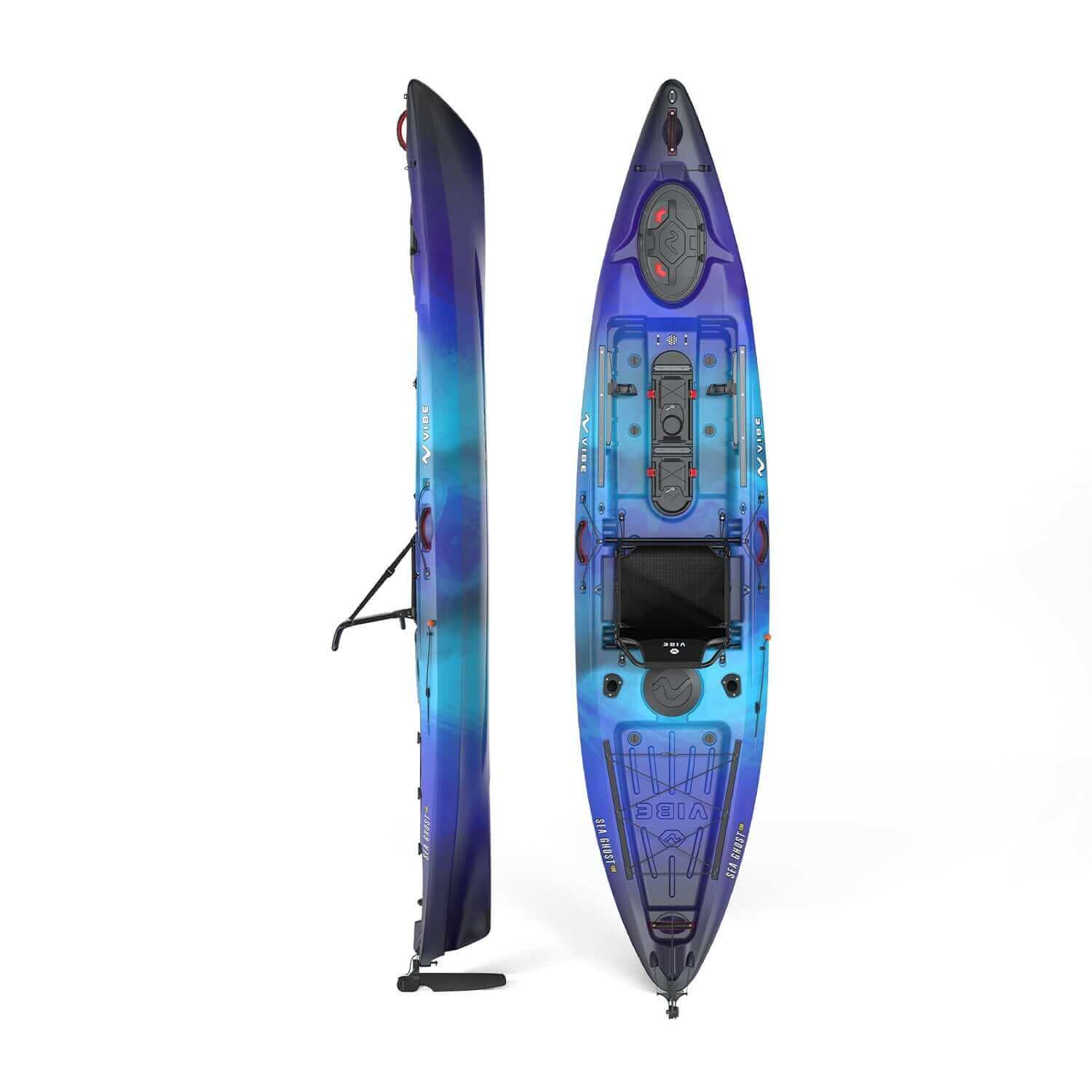 Sea Ghost 130, Fishing Kayak, Vibe Kayaks, Galaxy at Festive Water Paddlesports