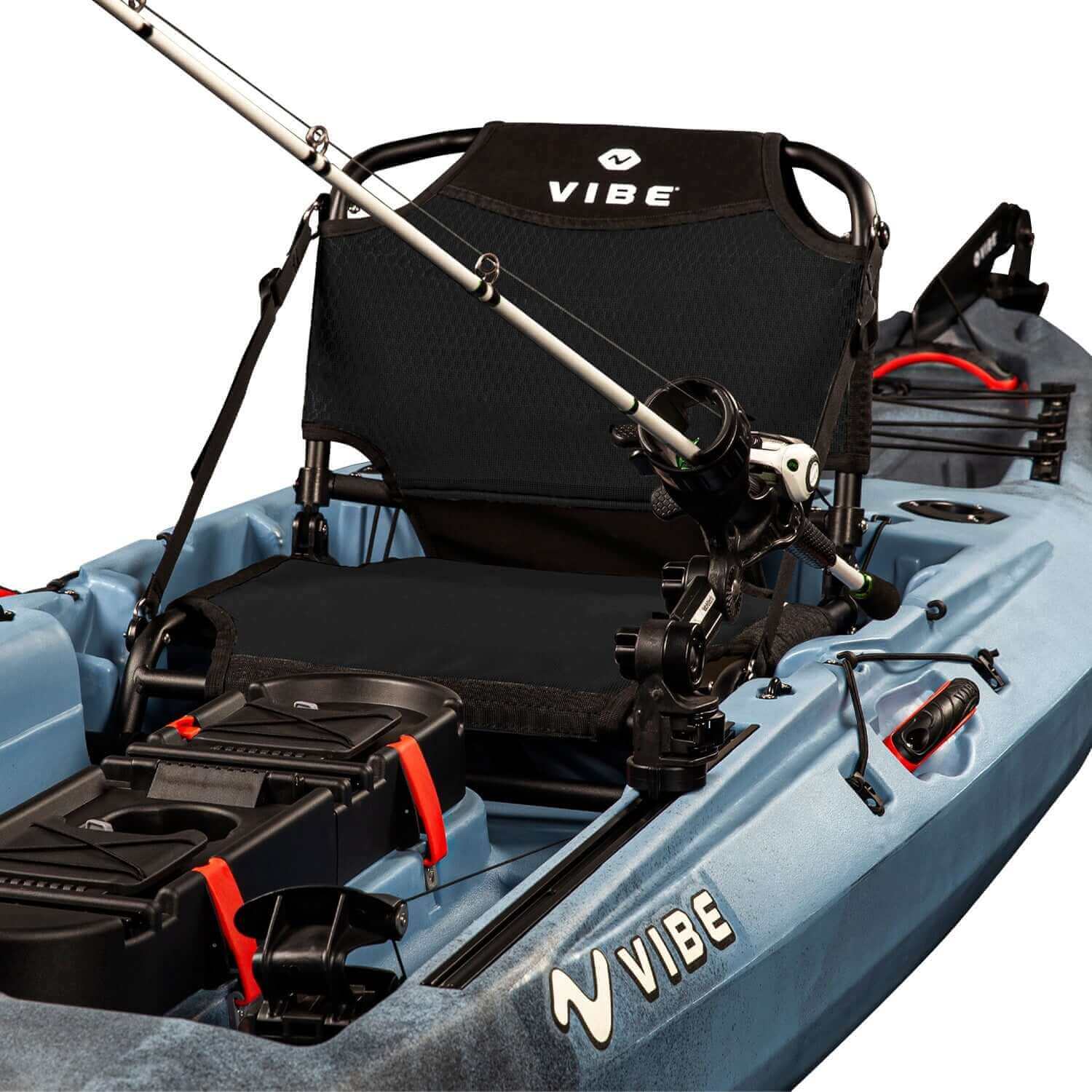 Sea Ghost 130, Fishing Kayak, Vibe Kayaks, Slate Blue at Festive Water Paddlesports