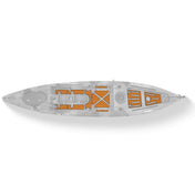 Sea Ghost 130 Premium Deck Padding, Deck Padding, Vibe Kayaks, Teak at Festive Water Paddlesports