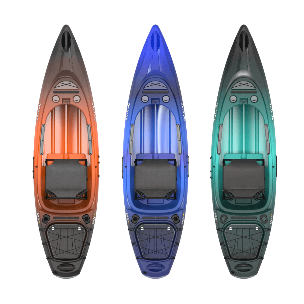 Shaka 100, Kayaks, Vibe Kayaks, Caribbean Blue at Festive Water Paddlesports