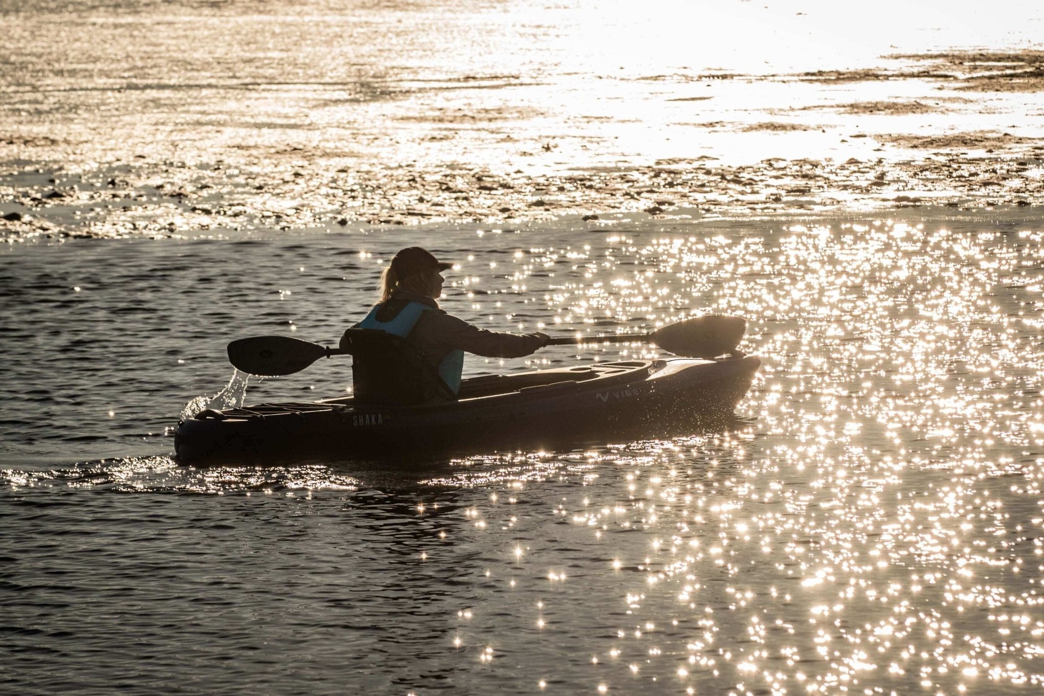 Shaka 100, Kayaks, Vibe Kayaks, Caribbean Blue at Festive Water Paddlesports