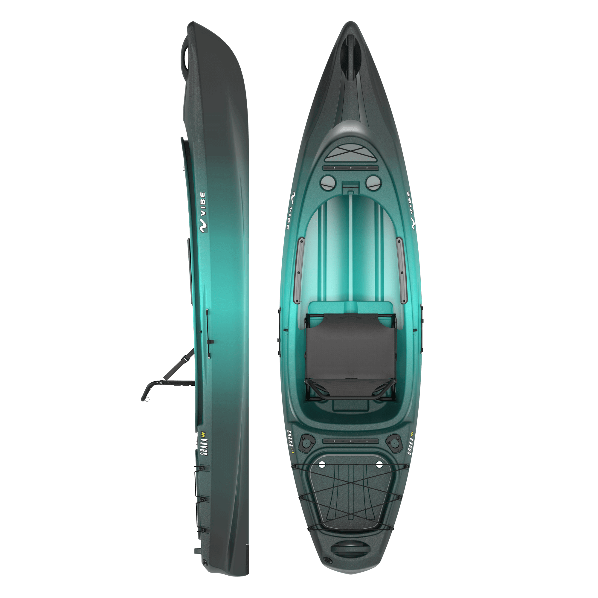 Shaka 100, Kayaks, Vibe Kayaks, Caribbean Blue at Festive Water Paddlesports