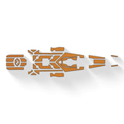 Shearwater 125 Premium Deck Padding, Deck Padding, Vibe Kayaks, Teak at Festive Water Paddlesports