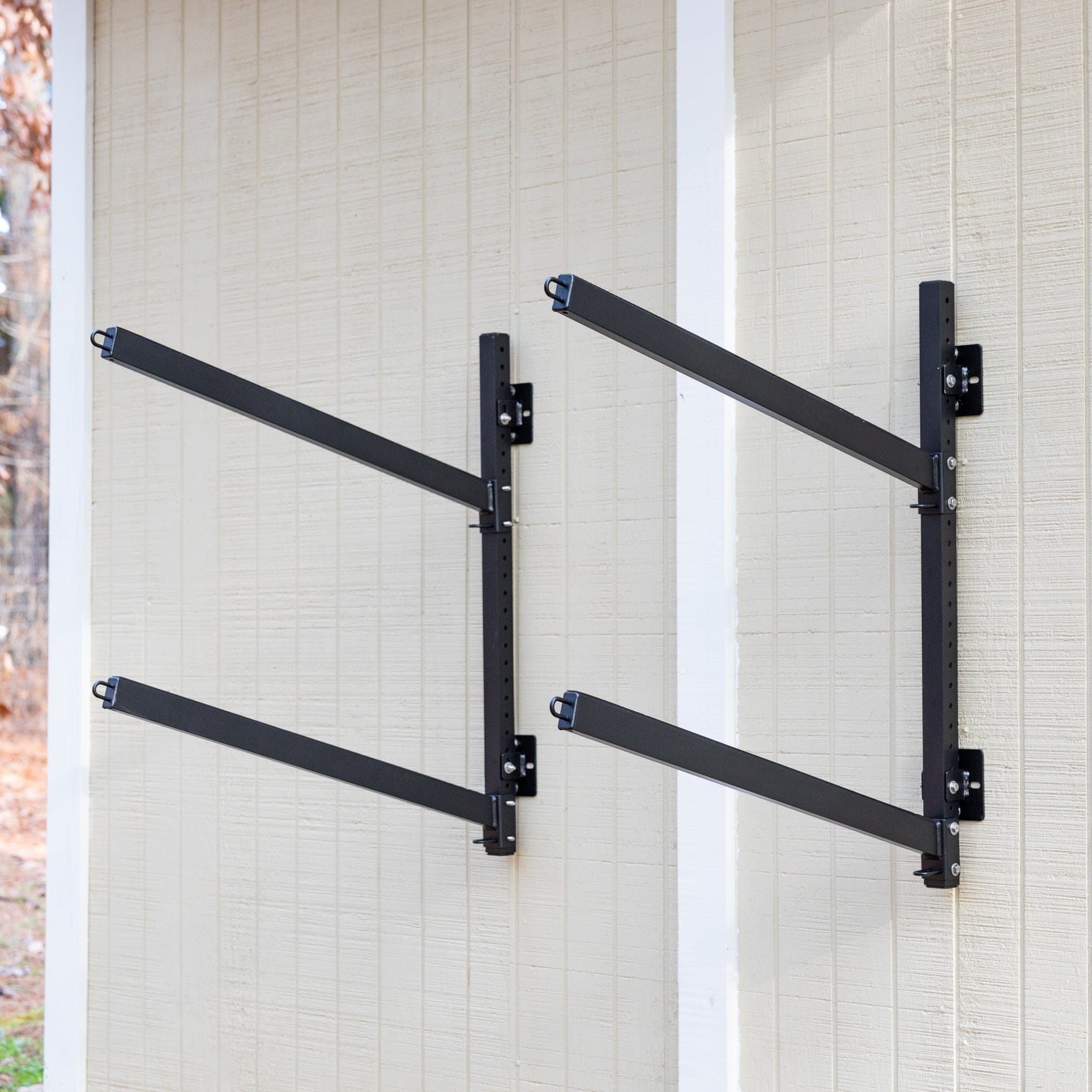 Shenandoah Kayak Storage | Outdoor Adjustable Rack | 2 Levels, Wall Mounted, StoreYourBoard, , , at Festive Water Paddlesports