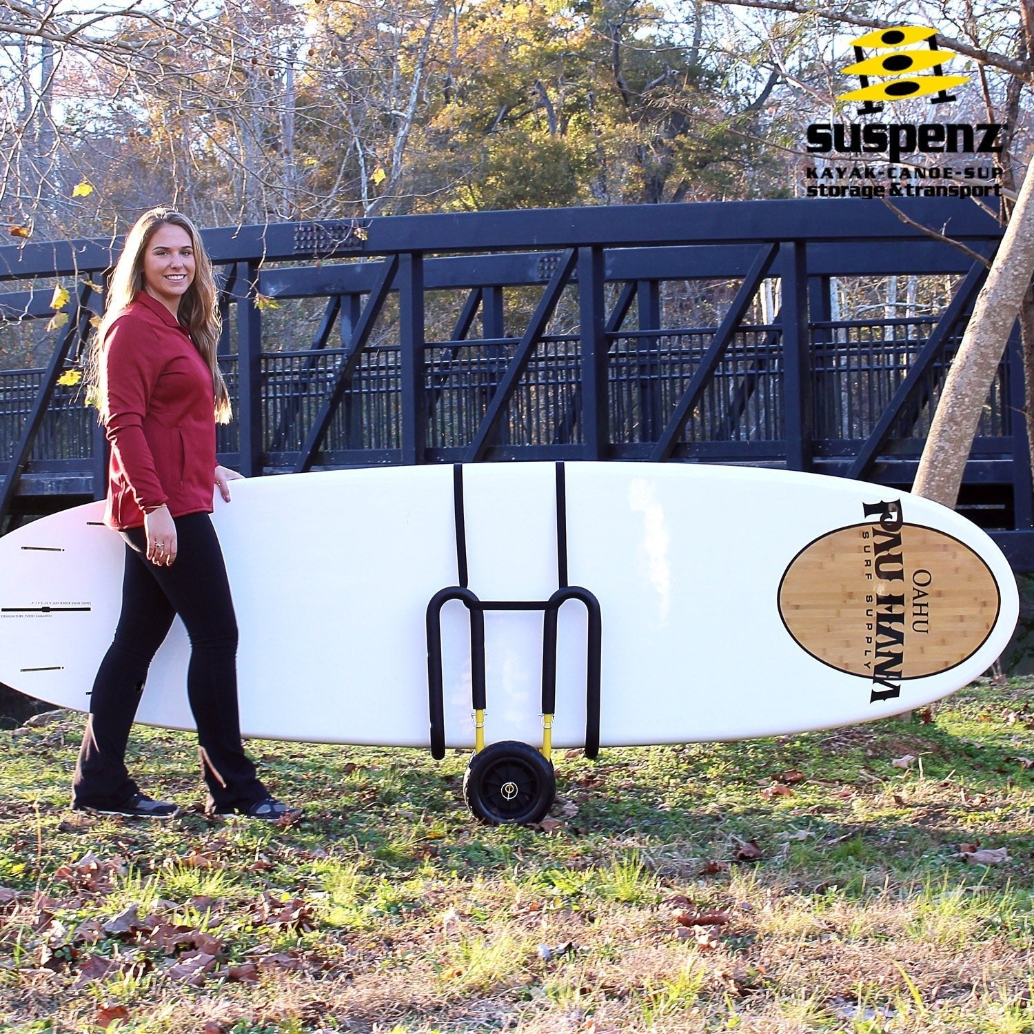 Single - UP SUP Airless Cart, Carts, Suspenz, Airless Cart Only at Festive Water Paddlesports
