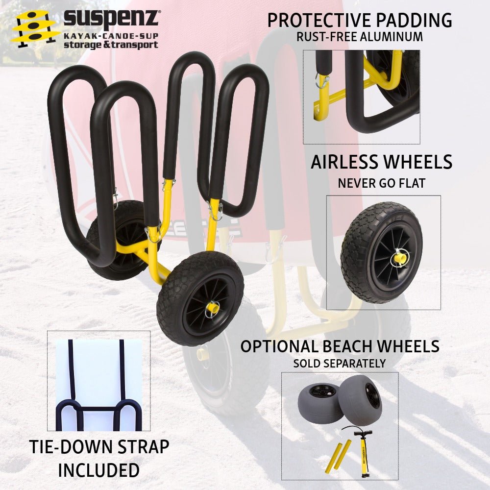 Single - UP SUP Airless Cart, Carts, Suspenz, Airless Cart Only at Festive Water Paddlesports