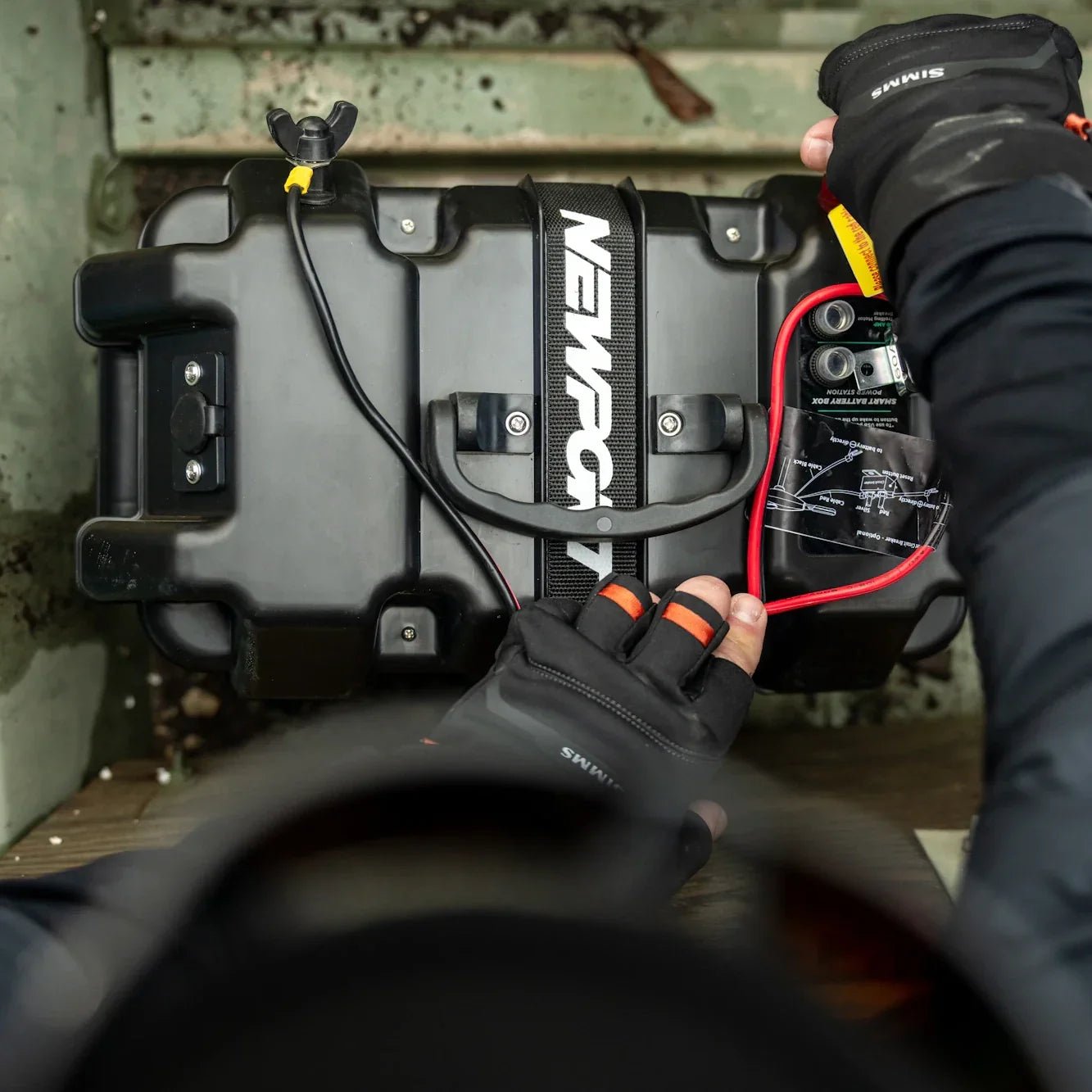 Smart Battery Box, Trolling Motor Accessory, Newport Wholesale, at Festive Water Paddlesports