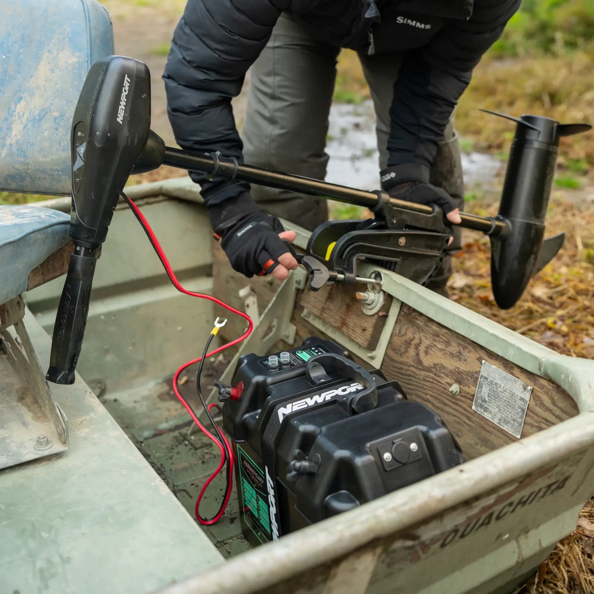 Smart Battery Box, Trolling Motor Accessory, Newport Wholesale, at Festive Water Paddlesports