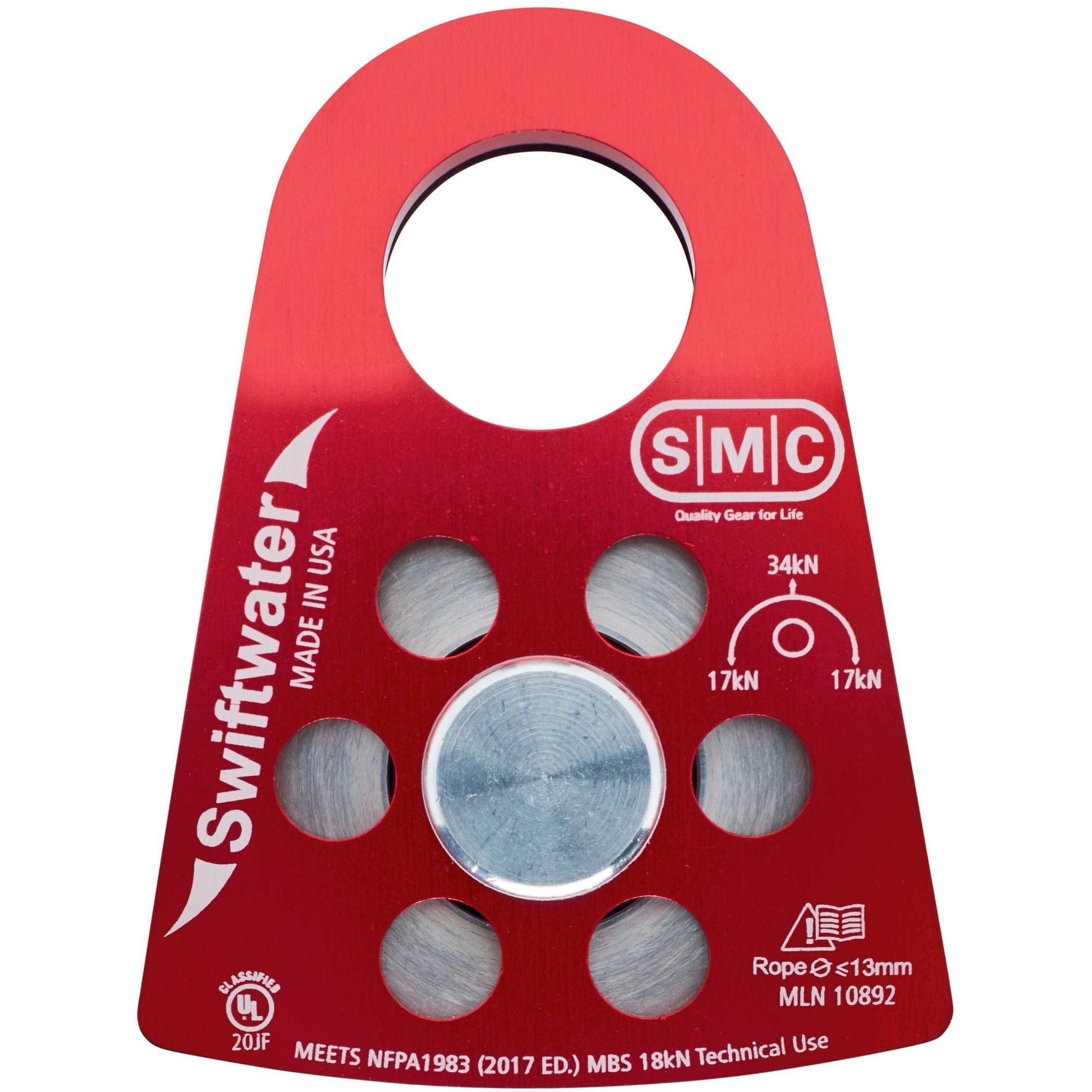 SMC 2" Swiftwater Pulley, Rescue, SMC, , , at Festive Water Paddlesports